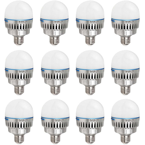 Nanlite PavoBulb 10C RGBWW LED Bulb (12-Light Kit)