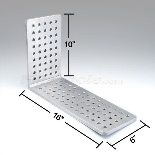 Modern 10 x 16" Rigging L Plate