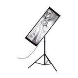 Nanlite Asymmetrical Stripbank Softbox with Bowens Mount (18 x 43")