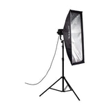 Nanlite Asymmetrical Stripbank Softbox with Bowens Mount (18 x 43")