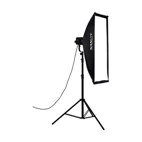 Nanlite Asymmetrical Stripbank Softbox with Bowens Mount (18 x 43")