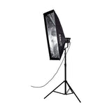 Nanlite Asymmetrical Stripbank Softbox with Bowens Mount (18 x 43")