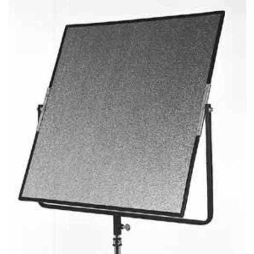 Matthews Studio Equipment 24 x 24" Aluminum Hand Reflector w/ Black Yoke - Silver