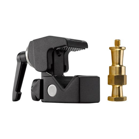 Kupo Convi Clamp with Adjustable Handle and Hex Stud (Black)