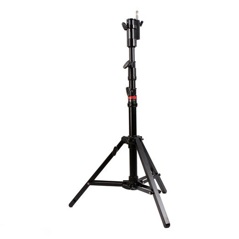 Matthews Studio Equipment Black Chrome 6.4ft Low Boy "LoBoy" Double Riser Combo Stand