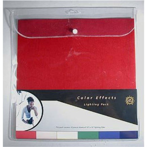 LEE Filters 10 x 12" Color Effects Lighting Filter Sheet Pack - 12 Sheets