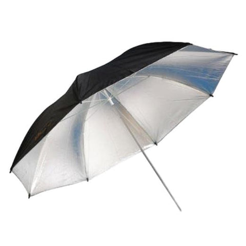 Savage 43" Silver Umbrella with Black Cover