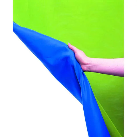 Chroma Key Reversible Blue/Green Screen Curtain